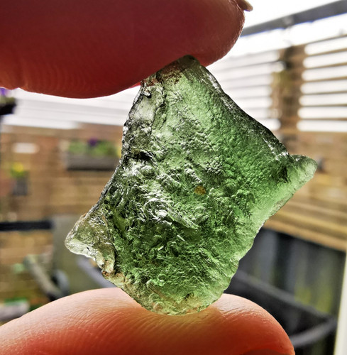 Moldavite crystal - crystal,