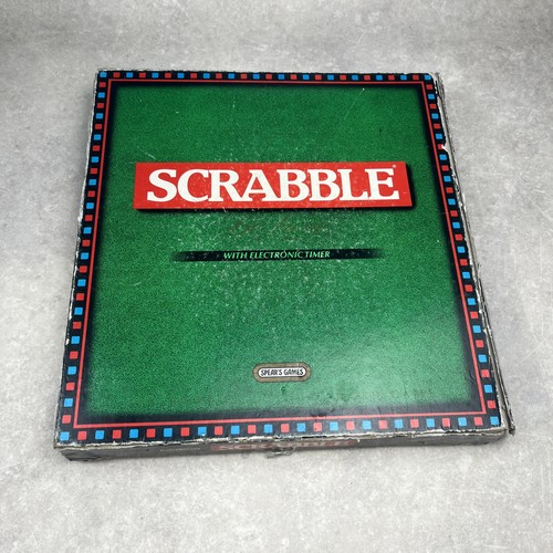 Vintage scrabble deluxe board - scrabble,