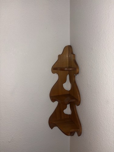 Brown wood wall mounted - brown,