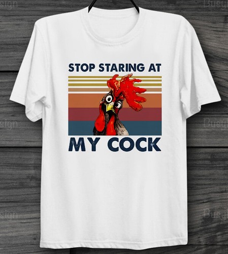 Stop staring cock funny - at,