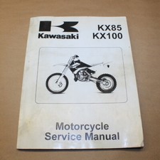 Kawasaki '01 Dirt Bike KX85/KX100Factory Service Manual Repair Book OEM