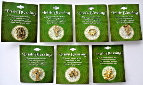 Irish blessings lapel - irish,