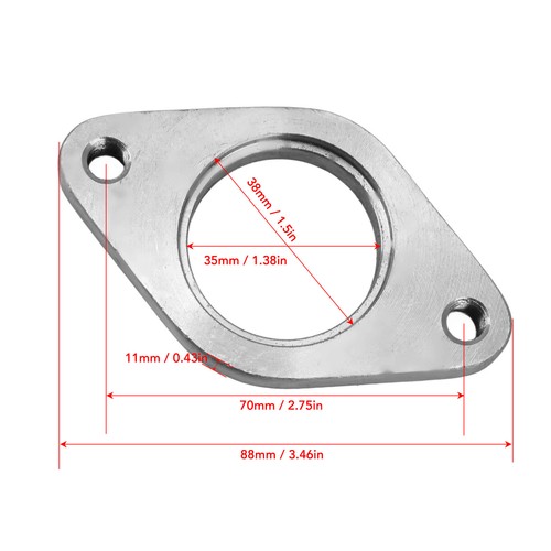 Exhaust flange 38mm - flange,