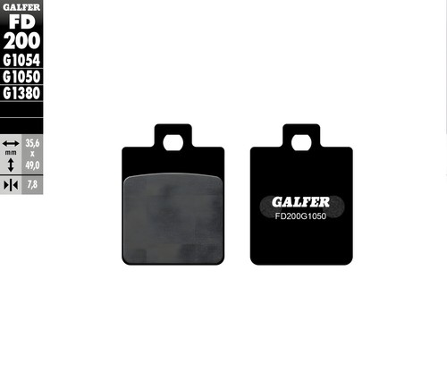 Brake pads galfer - brake,