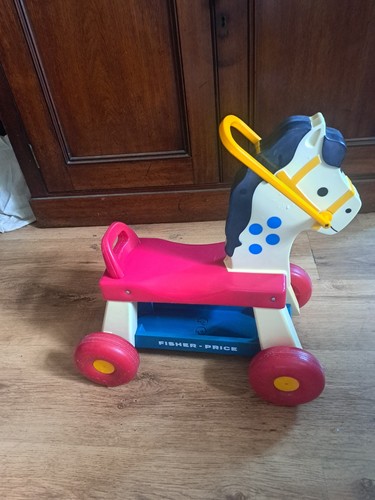 Vintage fisher price ride - ride, on