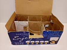 Set of 6 Dartington Crystal Whisky Tumblers 30cl. 4 with Original Labels, Boxed