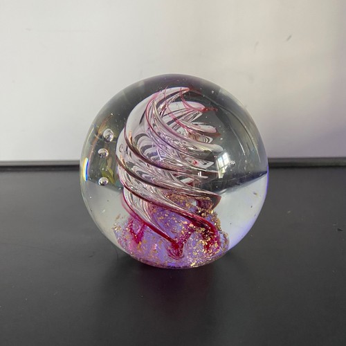 Large glass paperweight - glass,