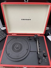 Crosley Cruiser CR8005A-OR 3 Speed Portable Record Player Briefcase Turntable