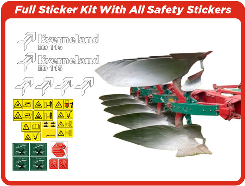 Kverneland 115 decal - ed,