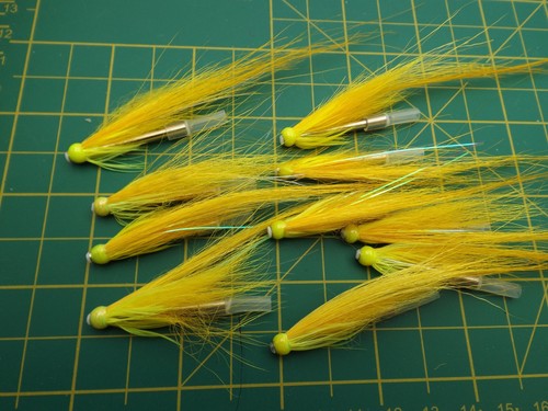 Salmon fly yellow sunray - fly,
