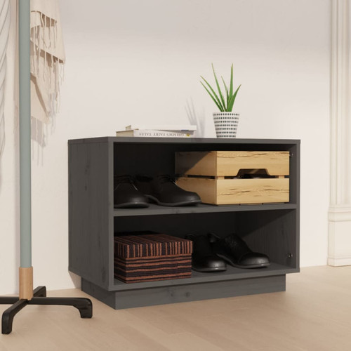 Shoe cabinet grey solid - shoe,