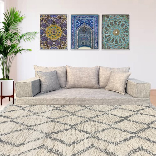 Arabic majlis seating three - arabic, |