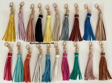 Tassel Handbag Key Chain Faux