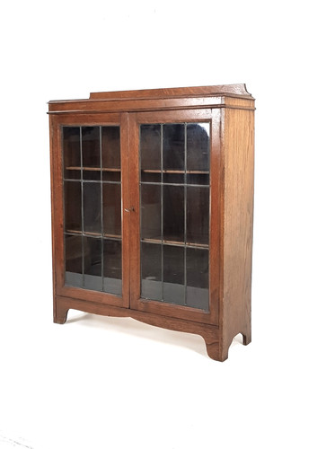 Antique oak display - antique,