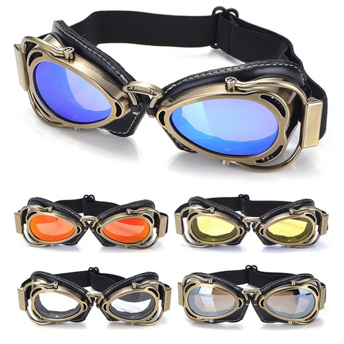 Motorcycle goggles retro - motorcycle,