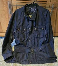 Belstaff  X Sophnet Nylon Roadmaster Mens Jacket Black Camo  Size 52