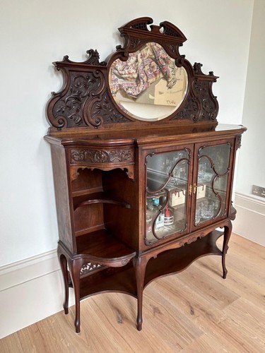 Antique edwardian sideboard - edwardian, /