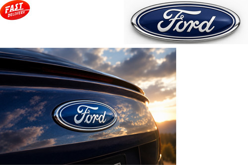 Ford blue oval badge - ford,