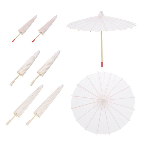 6pcs paper umbrellas - 6pcs,