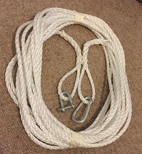 40 FT NEW 8MM ROPE. WHITE  -