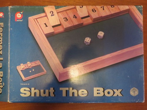 Vintage pintoy shut the box - vintage,