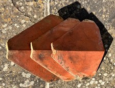 3 clay arris hip roof tiles