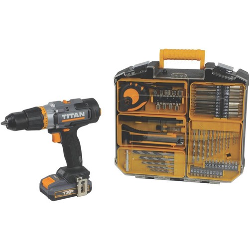 Titan combi drill cordless - cordless, 18v