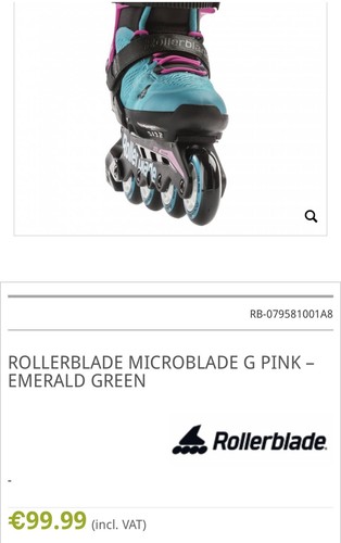 Rollerblade microblade pink - rollerblade,