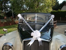 White Wedding Car Decoration