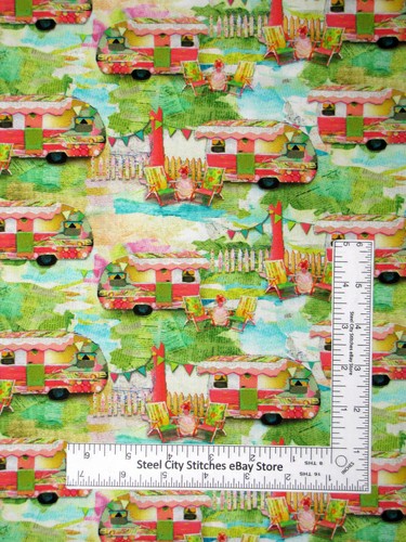 Camper fabric trailer - fabric, camp