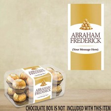 Personalised Ferrero Rocher