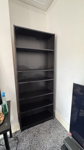 Ikea billy bookcases dark - x2,