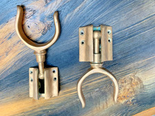 A pair of Vintage / Antique Bronze Folding Rowlocks