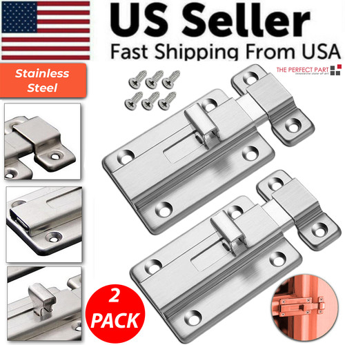 2pcs stainless steel latch - steel,