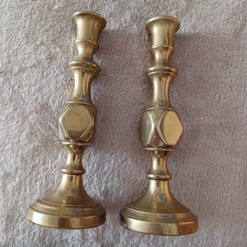 Pair small vintage brass - of,