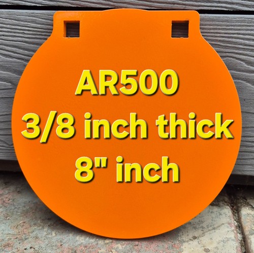 Ar500 steel target - gong, 8"