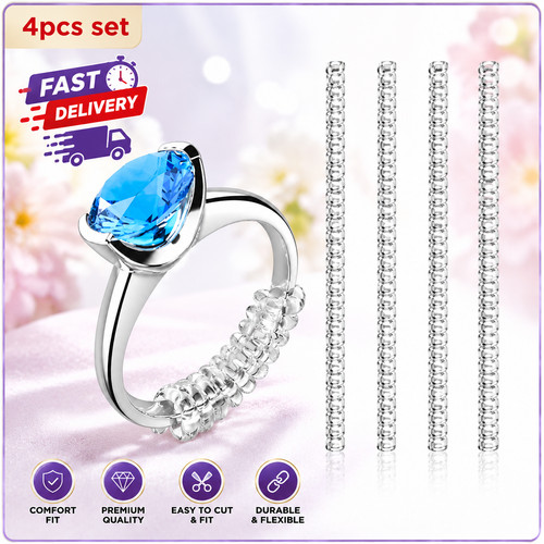 Clear ring size reducer - ring,