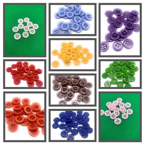 Buttons 9mm 11mm - small, round
