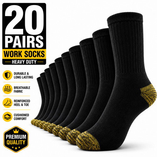Men pairs work socks - 20,
