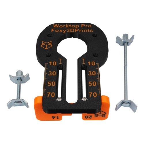 Adjustable worktop bolt - worktop,