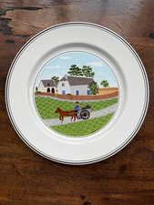 Villeroy & Boch Design Naif  21cm Diameter Sandwich Dessert Plate Laplau 1