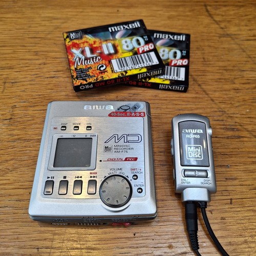 Aiwa f75 minidisc recorder - aiwa,