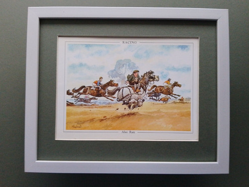 Norman thelwell horse - thelwell, racing