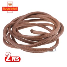 2x 73" Leather Belt Sewing Machine Treadle Parts Belt With Hook For Singer Jones