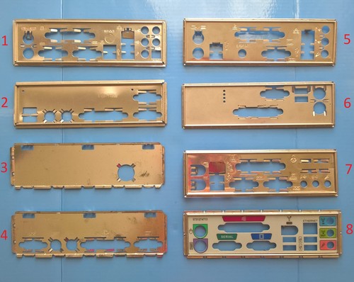 Job lot backplate o shield - i/o,