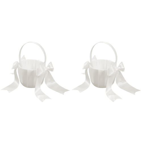 2pack white flower girl - 2pack, basket