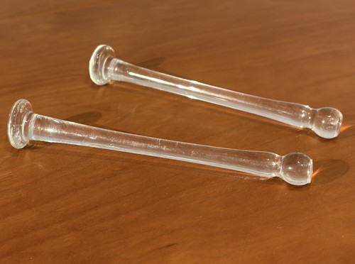 Vintage clear glass - x,