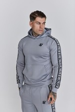 SikSilk Mens Grey Hoodie