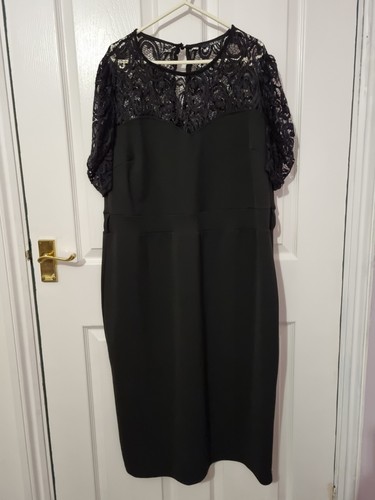 Quiz black lace - midi, uk