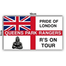 Pack of 20 QPR Football Casual Stickers Inspired Scarves, Flags, Ultras
